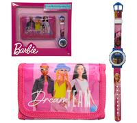 SET OROLOGIO DA POLSO DIGITALE + PORTAFOGLI BARBIE ACCESSORI PER BAMBINI - GNT01