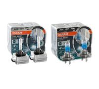 Set OSRAM D1S + H7 COOL BLUE INTENSE XENARC Lampadina Xenon Duobox
