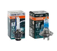 Set OSRAM D2S + H7 COOL BLUE INTENSE XENARC Lampadina Xenon