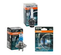 Set OSRAM D2S + H7 + W5W DUOPack COOL BLUE INTENSE XENARC Xenon Lampadina