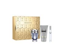 Set Paco Rabanne: Invictus, Eau De Toilette, per uomo, 50 ml + Invictus, Eau De Toilette, per uomo, 10 ml + Invictus, gel doccia, per tutti i tipi di