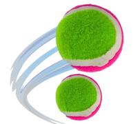 Set Paddle Ball Da Afferrare 2 Palline Appiccicose Morbide e Prendi 6,5 cm