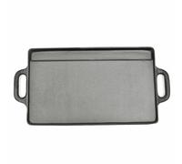 Set Padella e Griglia in Ghisa Reversibile 2 pz 38x23 cm