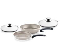 Set padelle Fissler Ceratal Comfort Classic 28 cm + 24 cm 4 pezzi Made in Ger...