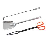 Set Pala Per Fuliggine Carbone Di Legna Barbecue Pinza Da