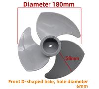 Set pale ventilatore a per sistemi di montaggio rotore 18 cm grigi