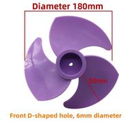 Set pale ventilatore a per sistemi di montaggio rotore 18 cm grigi