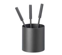 Set Paletta Scopino e Attizzatoio per Stufa in Ferro con Contenitore Belfer 795 Antracite