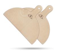 Set Palette Pizza 30 Cm in Legno di Betulla Pala Pizza Corta Doppia Forno Fornetto Elettrico Professionale Casa Pietra Refrattaria Compatibile con Forno per Pizza G3 Ferrari Ariete Spice