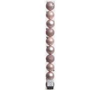 Set palline albero Natale (10pz-6cm) Plastica Blush pink 9020183