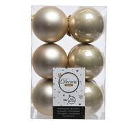 Set palline albero Natale (12pz-6cm) Plastica Pearl 9021845