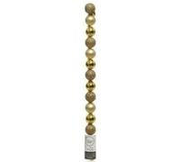 Set palline albero Natale (14pz-3cm) Plastica Gold 9020456