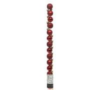 Set palline albero Natale (14pz-3cm) Plastica Red 9020458