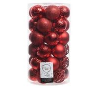 PALLINE NATALE ROSSE ASSORTITE 6 CM