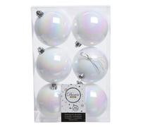 Eminza Assortimento di Palline di Natale Atiam Bianco