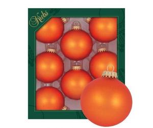 Set palline marrone/arancione/oro, 6,7 cm Orange