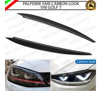 SET PALPEBRE FARI FARO VW GOLF 7 / GOLF 7.5 RESTYLING CIGLIA SOPRACCIGLIA R LINE