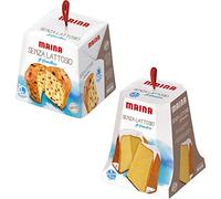 SET PANDORO + PANETTONE MAINA CLASSICO SENZA LATTOSIO 750 GR NATALE LACTOSE FREE