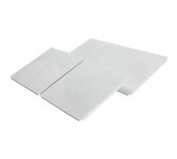 Set pannelli laterali e schienale bianco antigraffio per libreria tavolo scaffal
