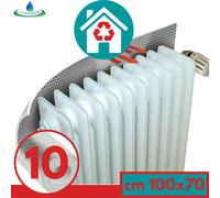 SET PANNELLI TERMORIFLETTENTI PER CALORIFERI TERMOSIFONI CM 100x70 CON BIADESIVO