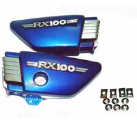 Set Pannello Laterale Blue In Plastica Compatibile Con YAMAHA RX100 100 CC