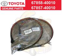 Set pannello porta posteriore protezione originale Toyota 67858-40010 LH e 67...