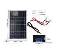 Set Pannello Solare Portatile 10W con Controller Clip Coccodrillo per Dispositiv