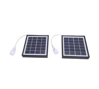 Set Pannello Solare Portatile 5W Ricarica USB con Luce LED per Avventure all'ape