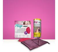 Set Panno Spugna Microfibra Antibatterica + Panno Microfibra Vetri