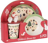 Set Pappa 5pcs Tema Natalizio - Varzi Il Natale Dal 1956