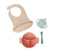 Set di Stoviglie Babymoov Rosa 4 Pezzi