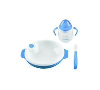 Set Pappa Caldo +6 Mesi Powder Blu