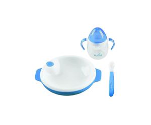 Set Pappa Caldo +6 Mesi Powder Blu
