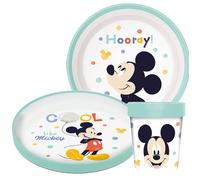 Set Pappa per Bambini da 3PZ, Mickey Mouse Disney antiscivolo svezzamento