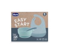 Set pappa silicone azzurro 6m+ - chicco