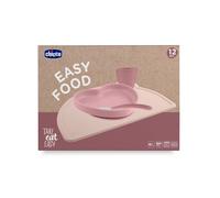 Set pappa silicone rosa 12m+ - chicco