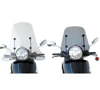 Set Parabrezza Trasparente e Cupolino Fumé Chiaro Compatibile Con Scarabeo 200 250 300 400 500 anche Light 2006 2007 2008 2009 2010