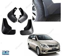 Set 4 Paraspruzzi PVC Verniciati Nero Per Toyota Innova Type - 2 Compatibile