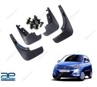 Set Parafanghi in Gomma 4 Pezzi Nero Compatibile Con Hyundai I10 Type-2 New