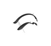 Set parafanghi per bici M-Wave Mud Max III - Nero