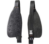 SET PARAFANGHI SELLA CAVALLO WESTERN RICAMBIO COPPIA PARAFANGHI VERA PELLE LI...