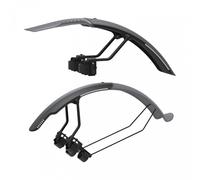 Set Parafanghi Tetrafender G1 & G2 per Bici Gravel - Anteriore e Posteriore, Montaggio Rapido