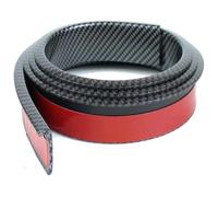 Set Parafango 1.5M Striscia Arco Protezione Parafango Auto Fender Flares Ruota In Gomma Universale Sopracciglio Adesivo Anti-collisione Trim(Carbon Fiber 55mm)