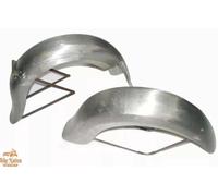 Set parafango anteriore posteriore telaio rigido Indian Chief Scout 101 accia...