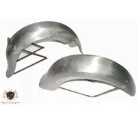 Set parafango anteriore posteriore telaio rigido Indian Chief Scout 101 accia...