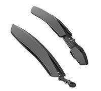 Set Parafango Bici - Anteriore 49cm & Posteriore 56cm | Kit Parafanghi Compatibile 24/26/27,5 Pollici | Pneumatici Bicicletta | Clip-On, Strada E Città per Protezione Fango E Pedalata