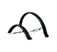 Set parafango bici universale regolabile ABS parafango anteriore posteriore adatto for MTB da 26/27,5/29 pollici e bicicletta da strada 700C(26 inch)