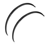 Set Parafango Per A3 A4 A5 A6 A8 Universal Car Wheel Eyebrow Anti-graffio Striscia Adesivi Per Labbra Archi Parafango(2pcs Black)