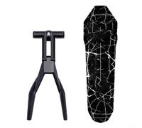 Set parafango per bicicletta, protezione posteriore con plastica PP5 per bici da strada e mountain bike, kit di montaggio completo (stile A-Seat)