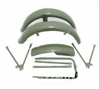 Set Parafango Verde Verniciato Con Supporti Matchless G3l AJS 16M Militare